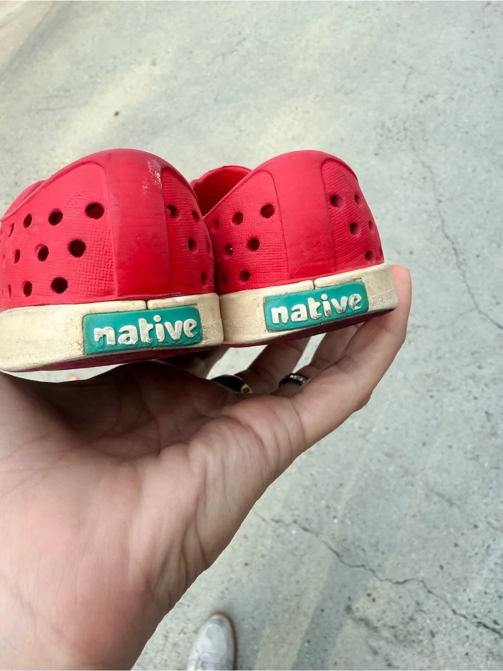 Native bright red